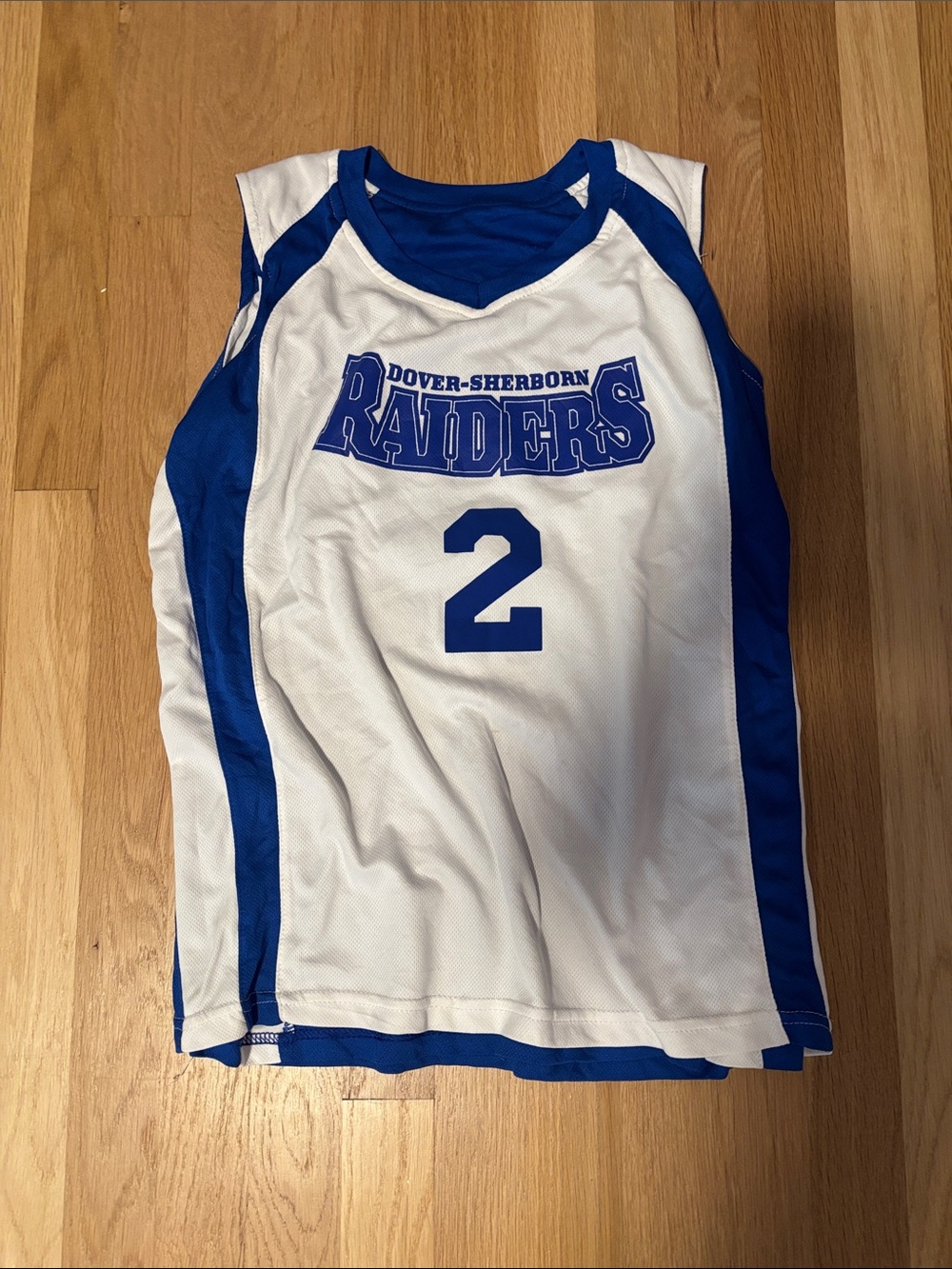 Raiders #2 Blue and White Basketball Jersey